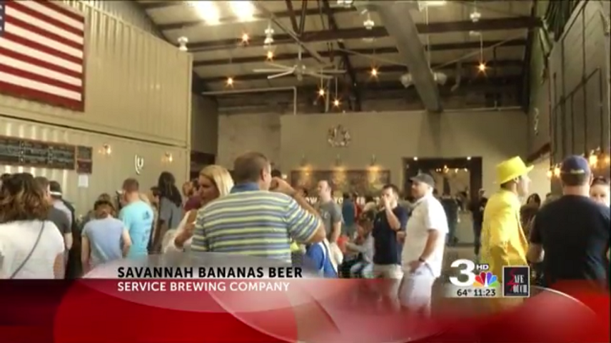 WSAV: Service Brewery Creates Savannah Bananas Beer