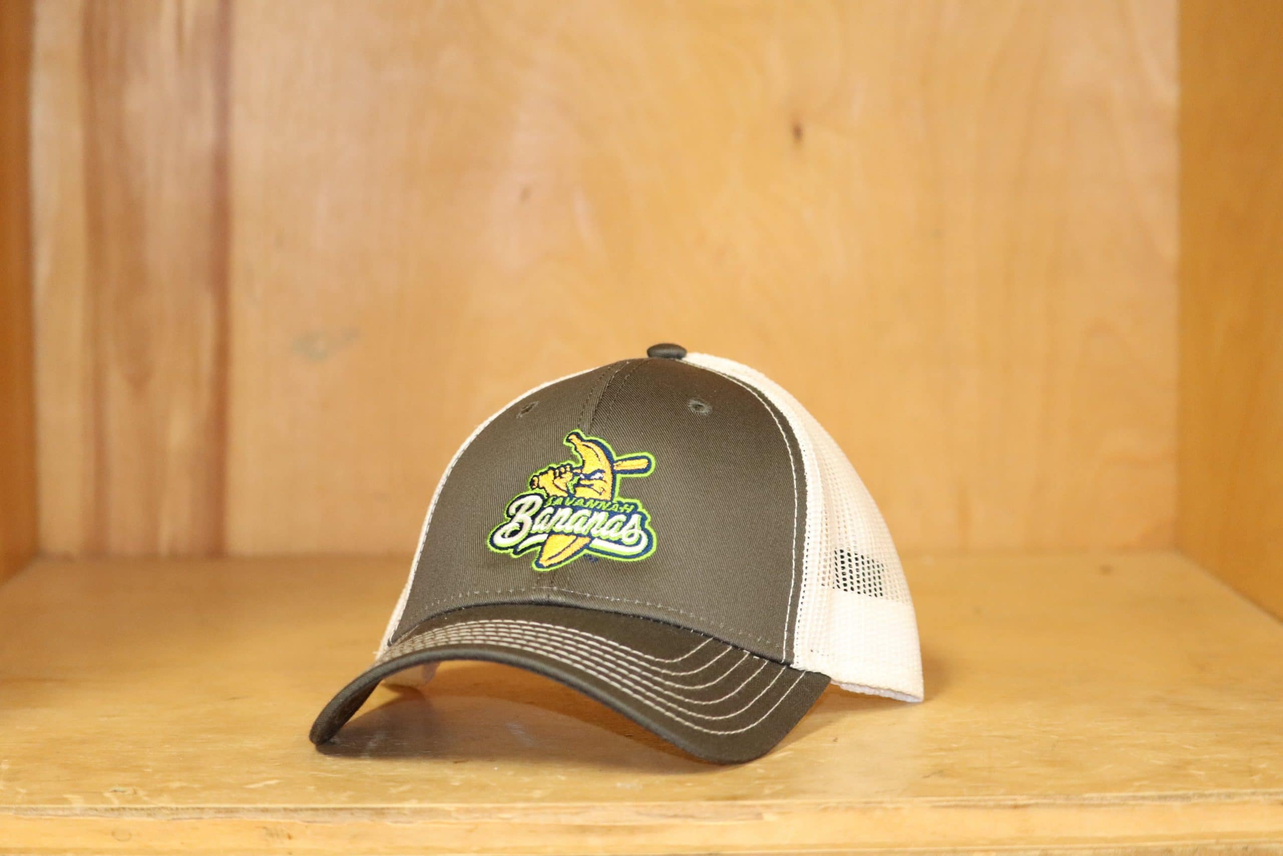 Gray Mesh Back Hat The Savannah Bananas