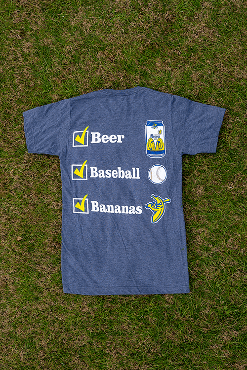 NEW Bananas Dri Fit Tshirt The Savannah Bananas