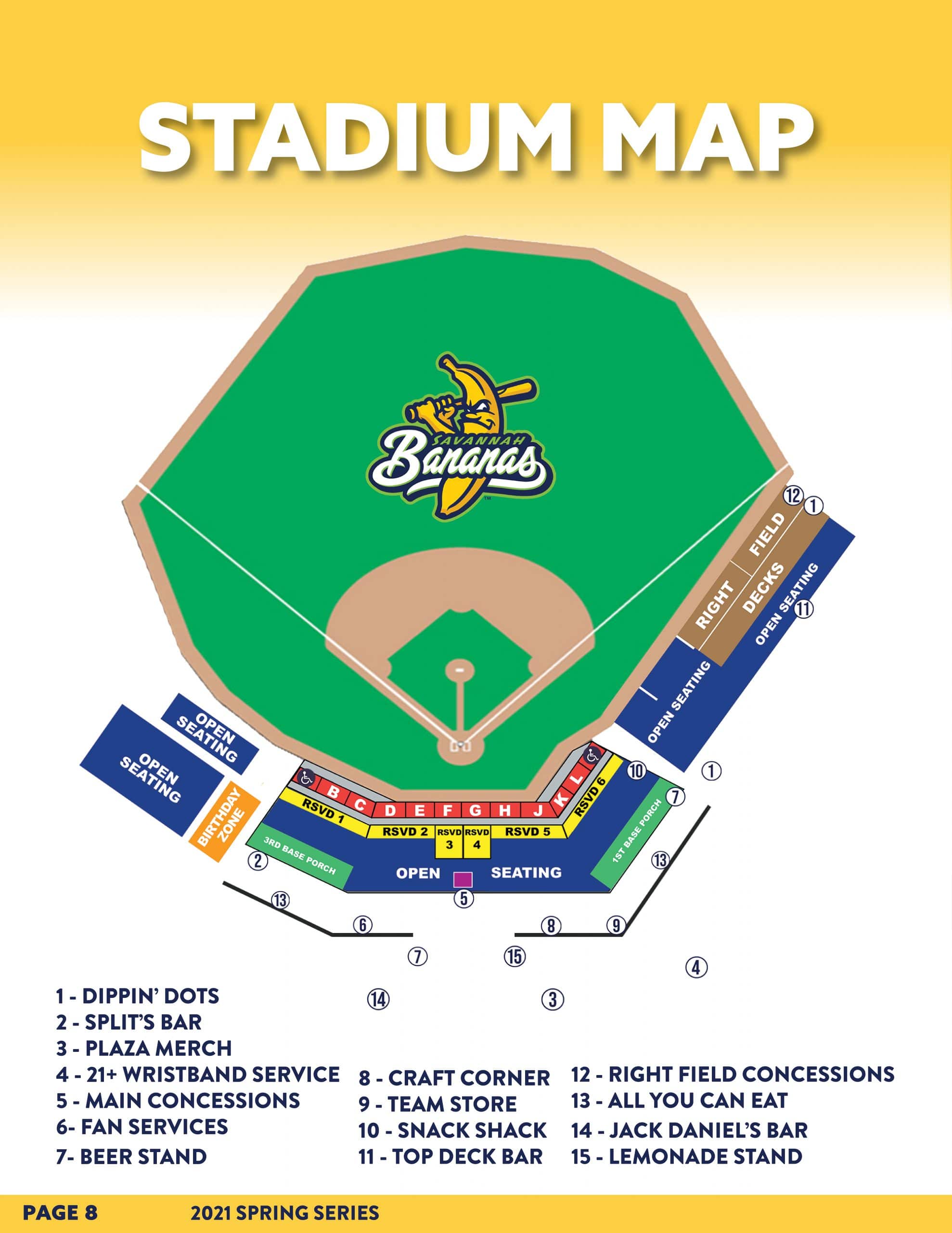 Savannah Bananas Schedule 2022 2021 Program - The Savannah Bananas