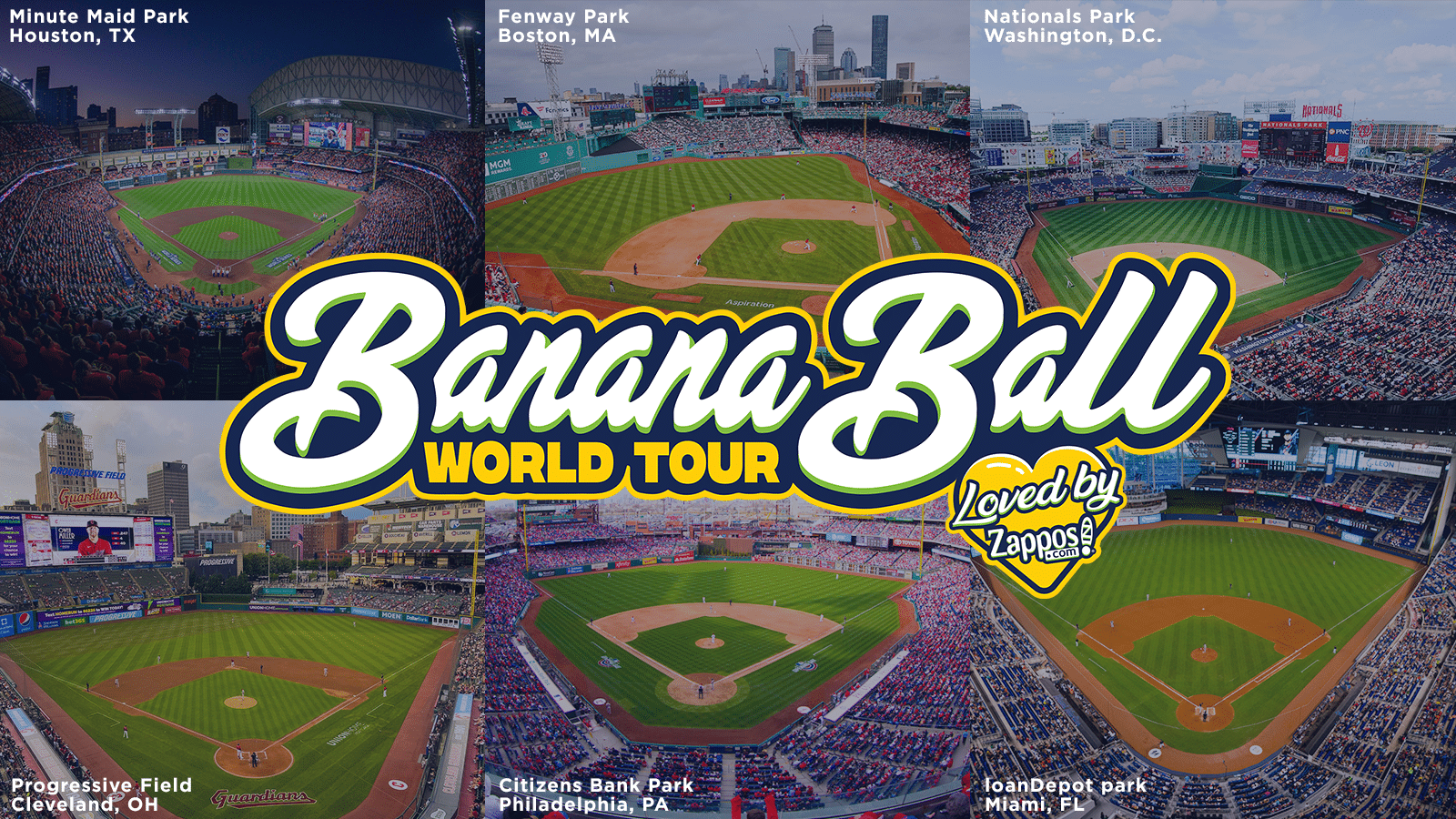 Everything You Need to Know About the Six MLB Stadiums Hosting Banana Ball in 2024
